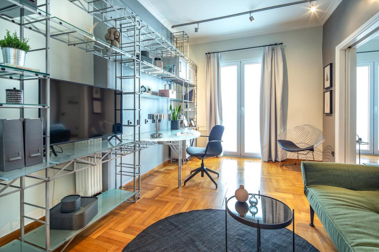 Superb 1Bd Apartment In The Heart Of Kolonaki By Upstreet Athen Exterior foto